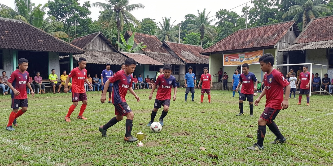 Turnamen Sepak Bola Antar RT Piala Kepala Desa